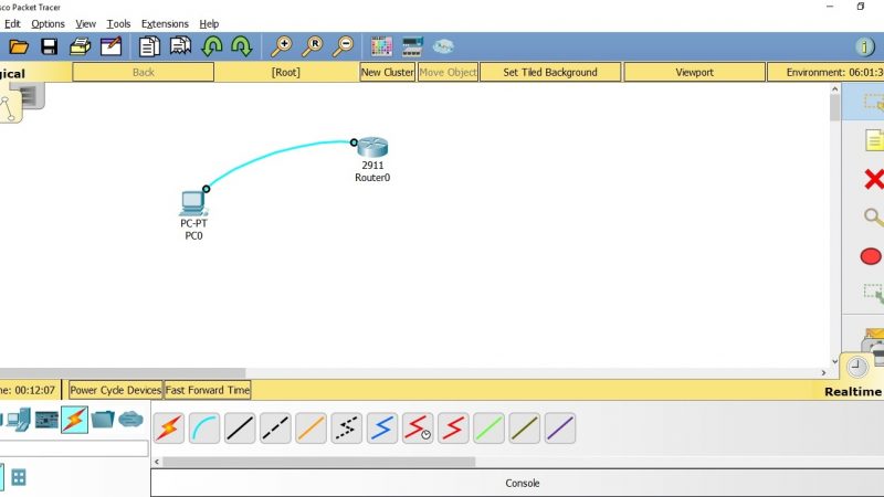 How to access Cisco router via console cable (packet tracer)